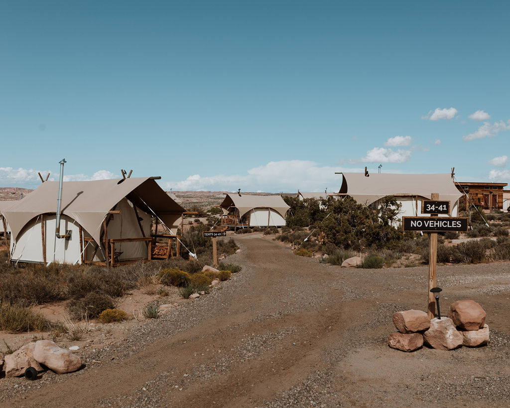 Under Canvas Moab yurts as top where to stay in Moab locations