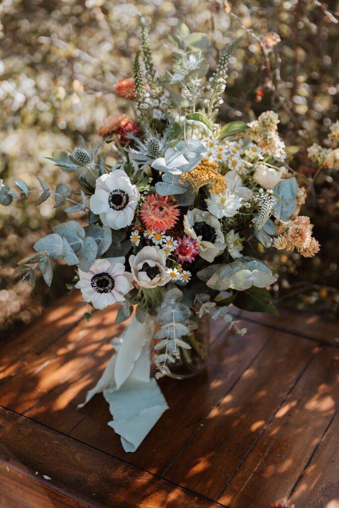 wildflower fall themed bouquet