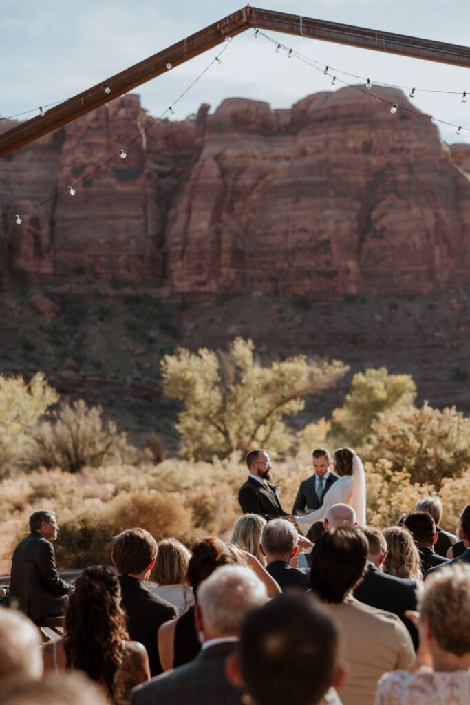 The Red Earth Venue wedding ceremony