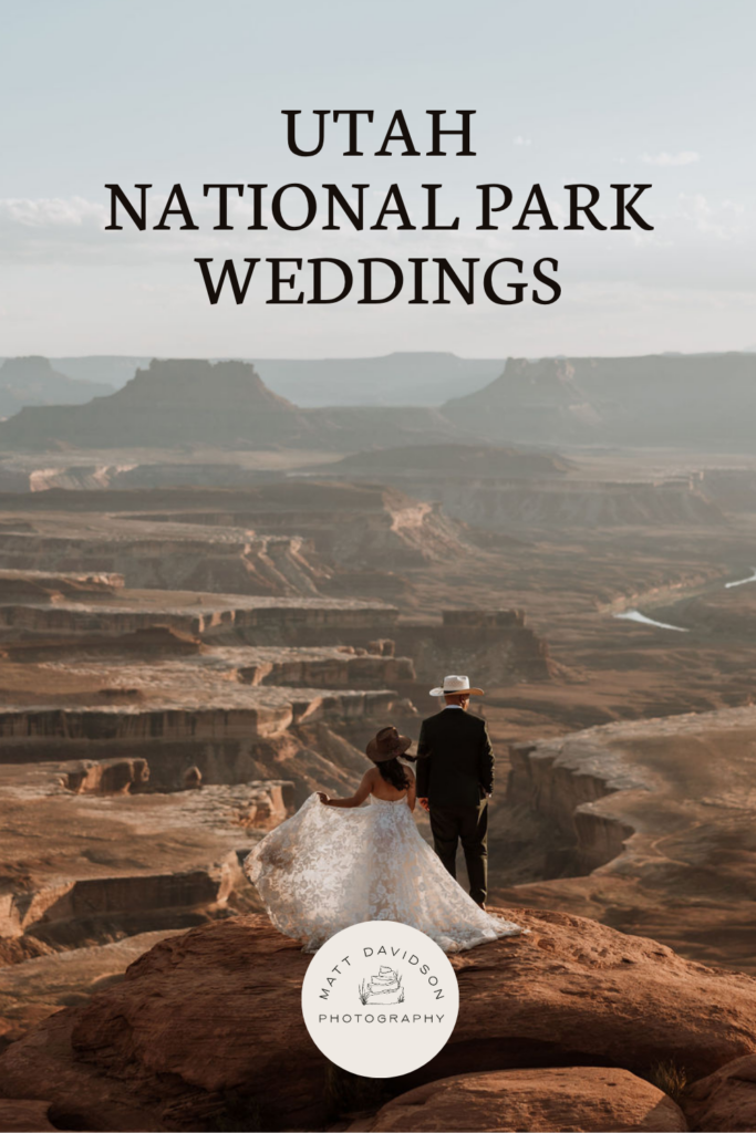 utah national park wedding