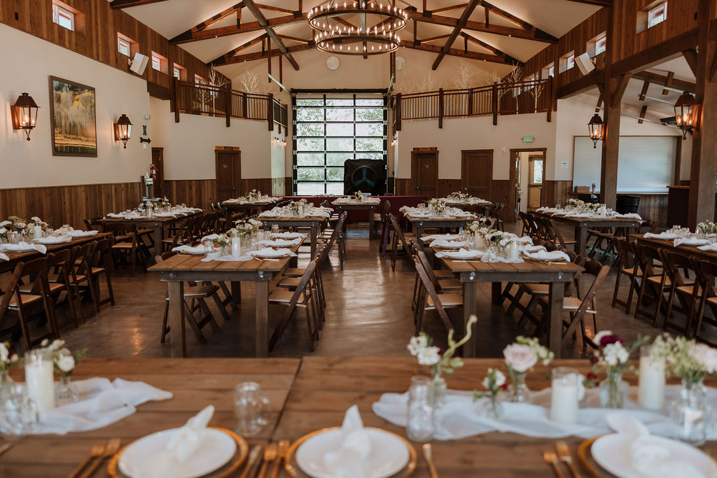 details of reception area at Spring Creeks Ranch