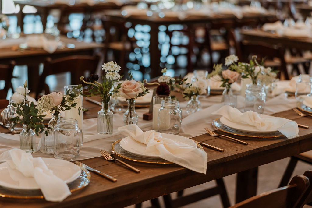 reception table decor