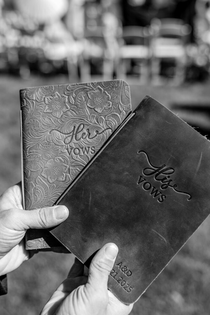 his and her vow books