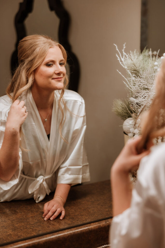 bride getting ready 