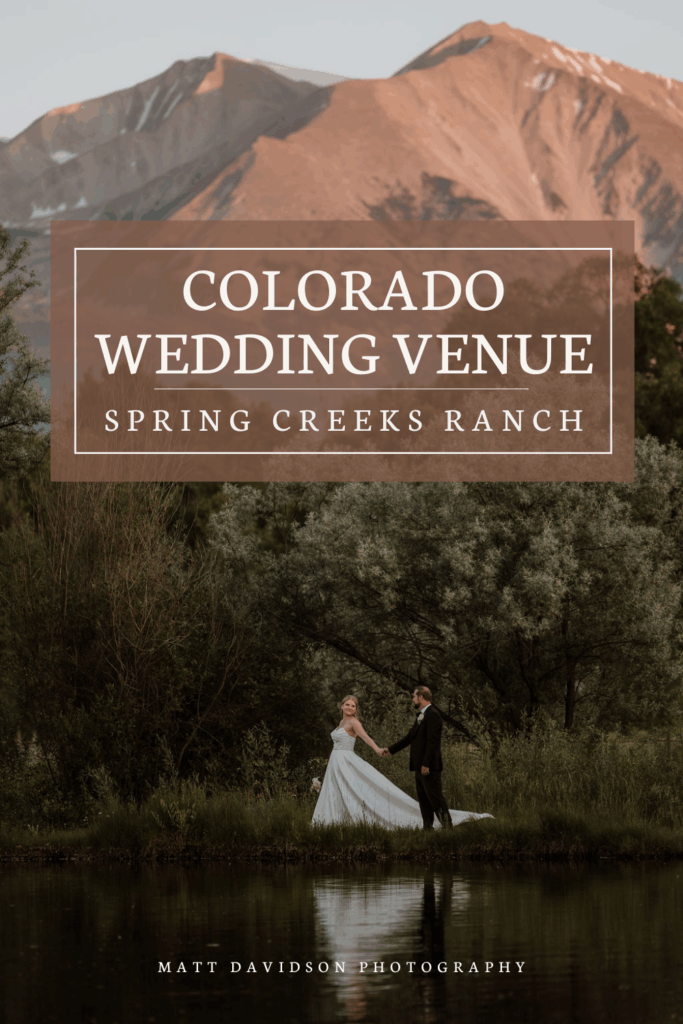Colorado wedding venue: Spring Creeks Ranch
